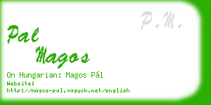 pal magos business card