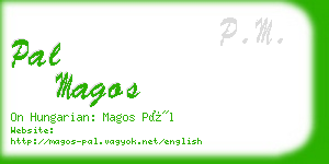 pal magos business card